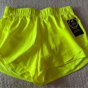 Bright Yellow Women's Athletic Shorts